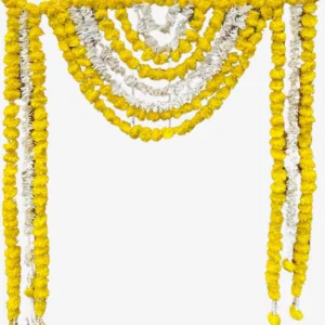 Marigold and gajra  Toran / backdrop